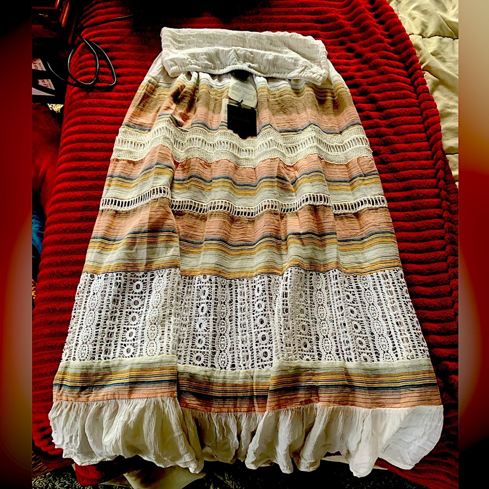 America & Beyond boho dress and skirt in one beautiful piece!